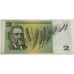 AUSTRALIA 1968 . TWO 2 DOLLARS BANKNOTE . PHILLIPS/RANDALL . STAR NOTE